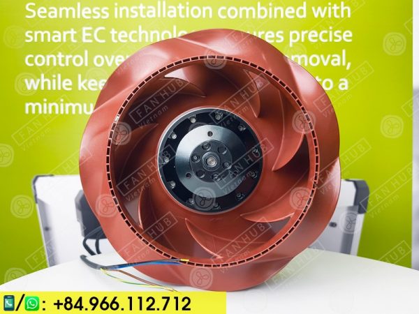 EBMPAPST R2E225-RA92-10 - AC Centrifugal Fan, 230VAC, 225mm