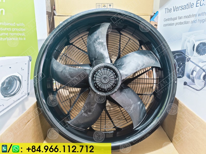 EBMPAPST W3G910-OV04-E1 - EC Axial Fan, 400VAC, 910mm