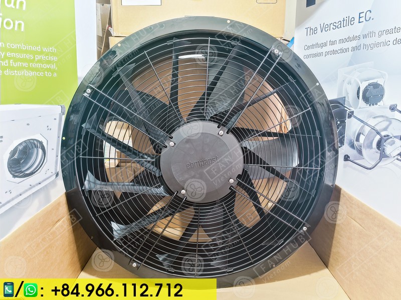 EBMPAPST W3G910-OV04-E1 - EC Axial Fan, 400VAC, 910mm
