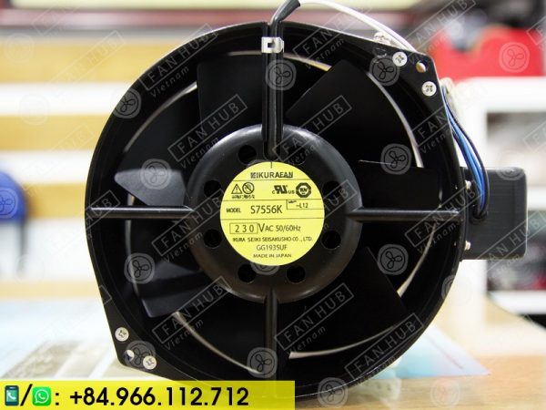IKURA S7556K - Cabinet Fan, 230VAC, 172x150x55mm