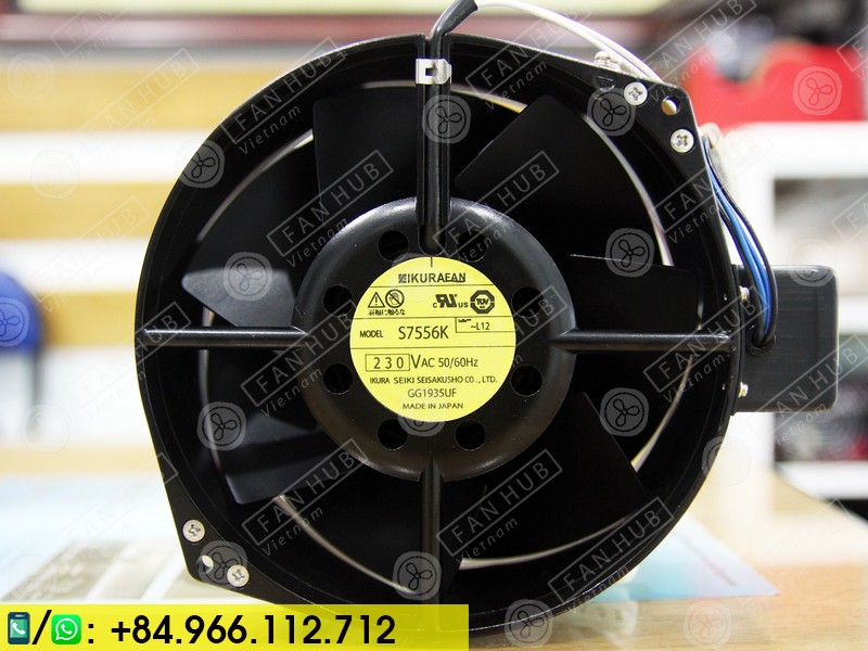 IKURA S7556K - Cabinet Fan, 230VAC, 172x150x55mm