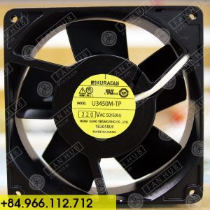 IKURA U3450M-TP - Cabinet Fan, 220VAC, 127x127x38mm