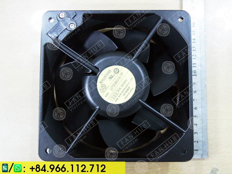 IKURA U7556G1X-TP - Cabinet Fan, 200VAC, 160x160x55mm