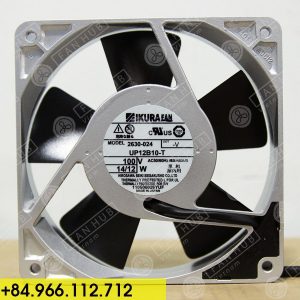 IKURA UP12B10-T - Cabinet Fan, 100VAC, 120x120x25mm