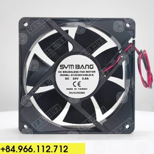 SYMBANG D12038V24SLB-K - Inverter Fan, 24VDC, 120x120x38mm