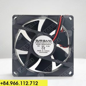 SYMBANG D8025V24HB-K - Inverter Fan, 24VDC, 80x80x25mm