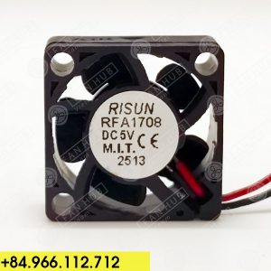 Mini Cooling Fan RISUN RFA1708 - PCB Fan, 5VDC, 17x17x8mm