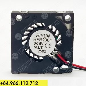 Mini Cooling Fan RISUN RFB2004 - PCB Fan, 5VDC, 20x20x4mm
