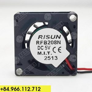 Mini Cooling Fan RISUN RFB208N - PCB Fan, 5VDC, 20x20x8mm