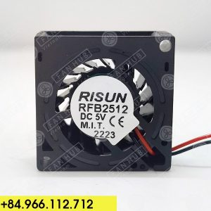 Mini Cooling Fan RISUN RFB2512 - PCB Fan, 5VDC, 25x25x12mm
