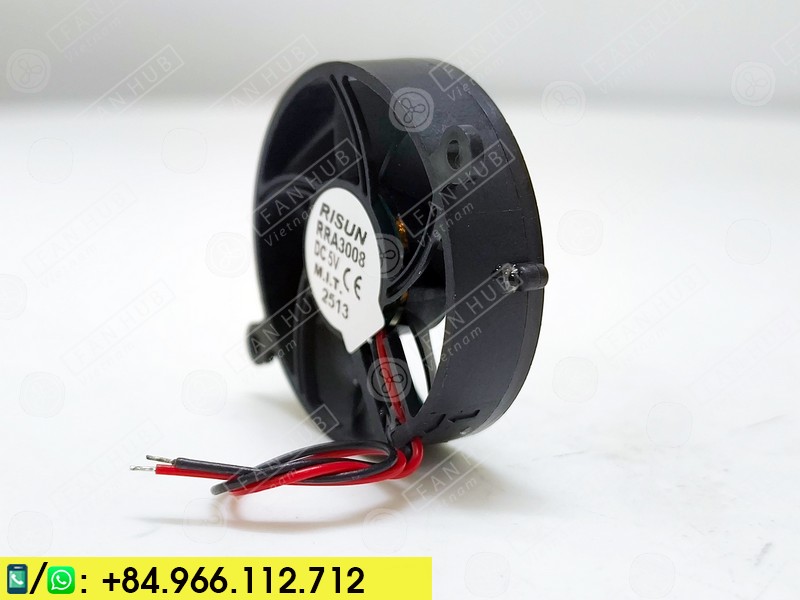 Mini Cooling Fan RISUN RRA3008 - PCB Fan, 5VDC, 30x8mm