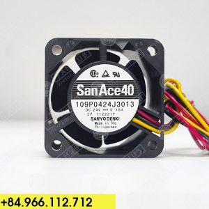 Sanyo Denki 109P0424J3013 - Inverter Fan, 24VDC, 40x40x28mm