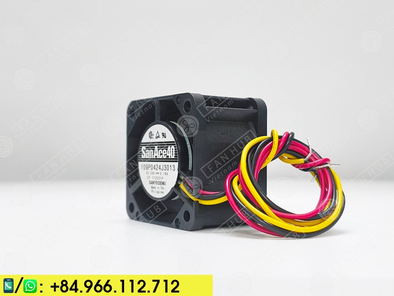 Sanyo Denki 109P0424J3013 - Inverter Fan, 24VDC, 40x40x28mm