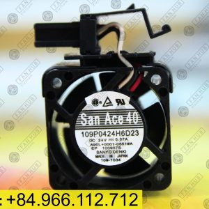 Sanyo Denki 109P0424H6D23 - Inverter Fan, 24VDC, 40x40x20mm