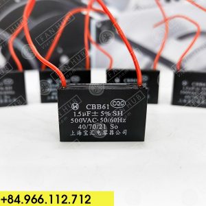 Capacitor CBB61 1.5uF, 500VAC - Motor Capacitor