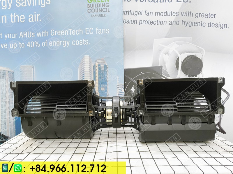 EBMPAPST K3G146-AD01-01 - EC Centrifugal Fan, 230VAC, 146mm