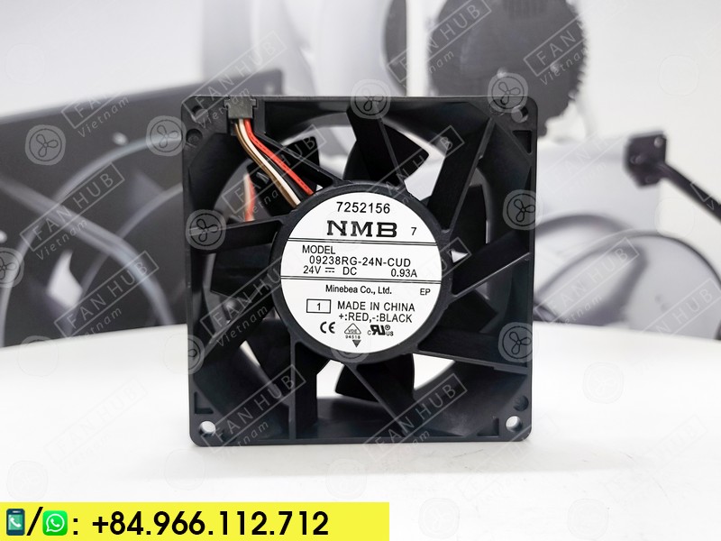 NMB 09238RG-24N-CUD - Inverter Fan, 24VDC, 92x92x38mm