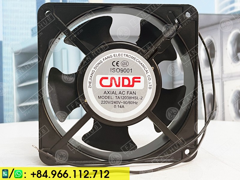 CNDF TA12038HSL-2 - Fan For Cabinet, 220-240VAC, 120x120x38mm
