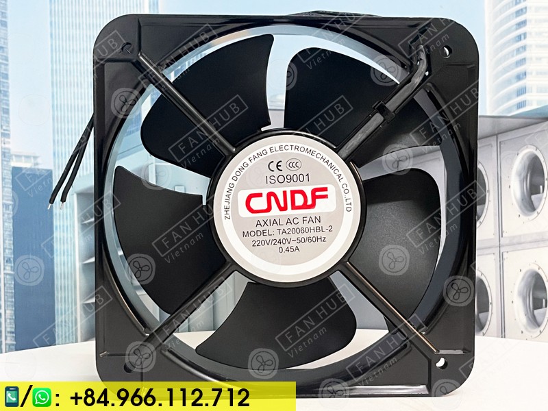 CNDF TA20060HBL-2 - Fan For Cabinet, 220-240VAC, 200x200x60mm