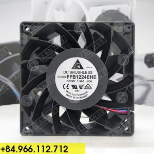 DELTA FFB1224EHE - Inverter Fan, 24VDC, 120x120x38mm