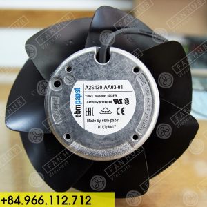 EBMPAPST A2S130-AA03-01 - AC Axial Fan, 230VAC, 133mm