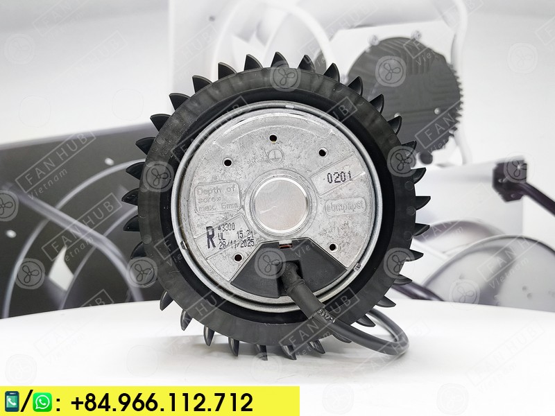 EBMPAPST R2E140-AS77-05 - AC Axial Fan, 230VAC, 140mm