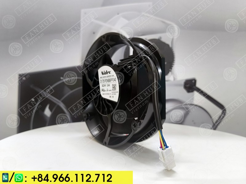 NIDEC D1751P24B8PP340 - Fan For Inverter , 24VDC, 172x150x51mm