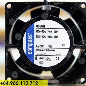 EBMPAPST 8556N - Inverter Fan, 230VAC, 80x80x38mm