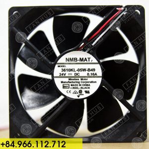 NMB 3610KL-05W-B49 - Fan For Inverter, 24VDC, 92x92x25mm