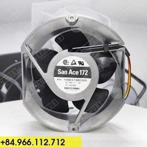 SANYO DENKI 109E5748C505 - Inverter Fan, 48VDC, 172x150x51mm