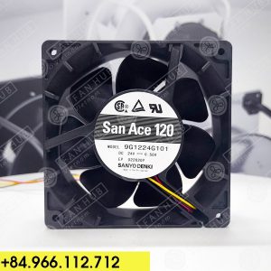 Sanyo Denki 9G1224G101 - Inverter Fan, 24VDC, 120x120x38mm