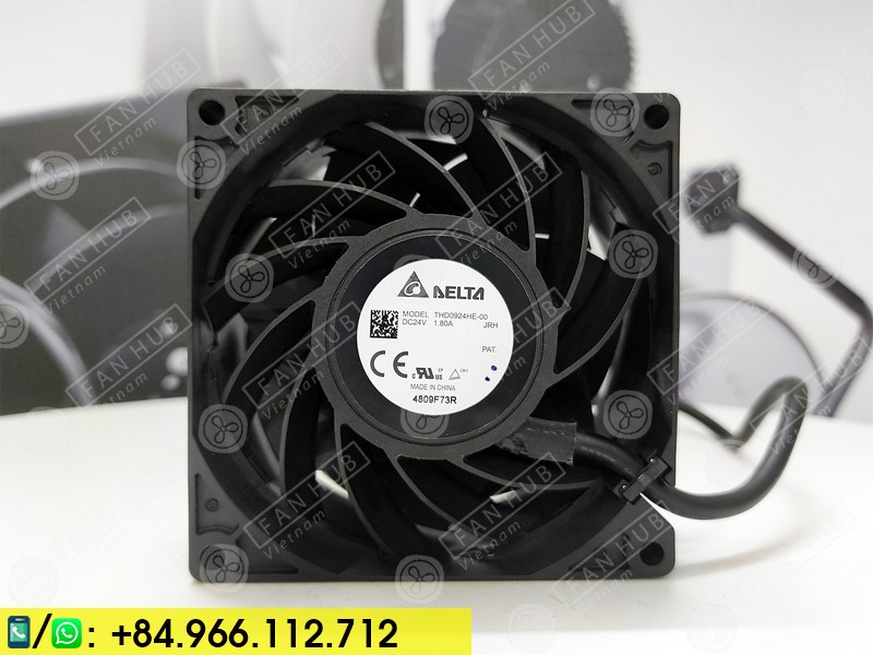 DELTA THD0924HE - Inverter Fan, 24VDC, 92x92x38mm