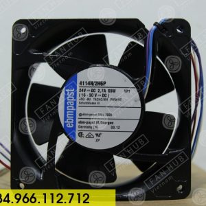 EBMPAPST 4114N/2H6P - Inverter Fan, 24VDC, 120x120x38mm