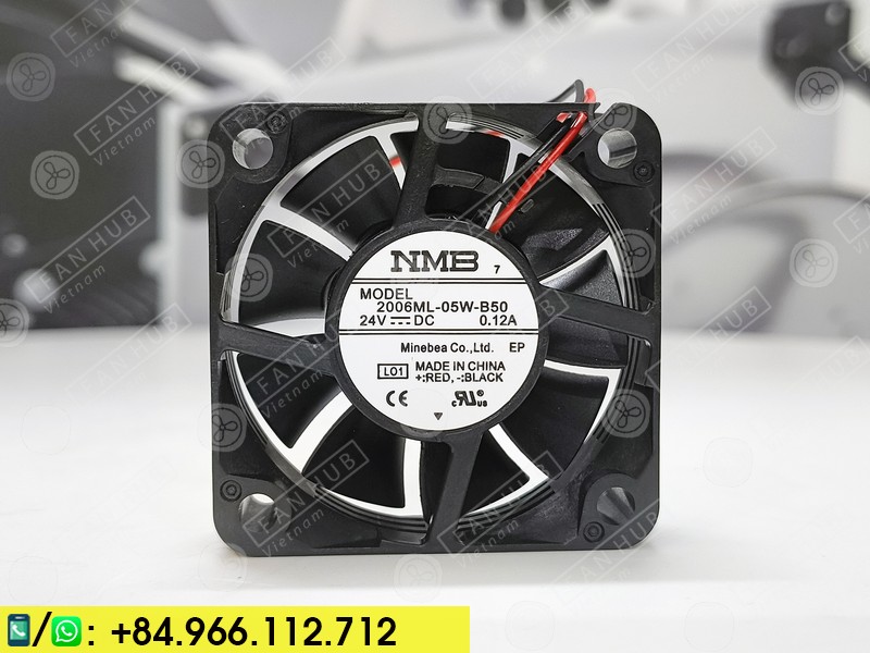 NMB 2006ML-05W-B50 - Inverter Fan, 24VDC, 50x50x15mm