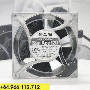 Sanyo Denki 109S072UL - Cabinet Fan, 230VAC, 120x120x38mm