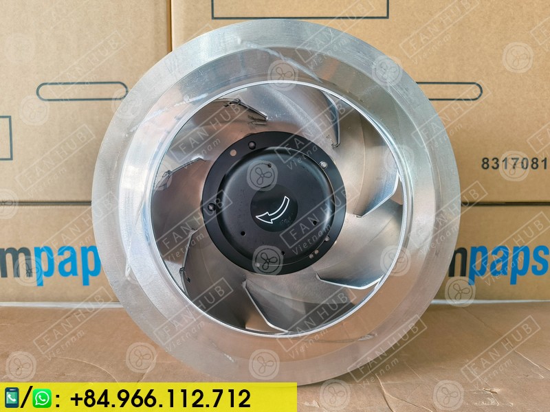 EBMPAPST R3G250-AY11-C1 - Fan For FFU, 3 Phase, 380~480VAC, 1100Pa, 3095m³/h