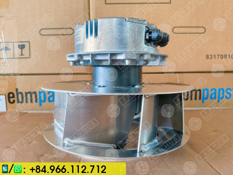 EBMPAPST R3G250-AY11-C1 - Fan For FFU, 3 Phase, 380~480VAC, 1100Pa, 3095m³/h