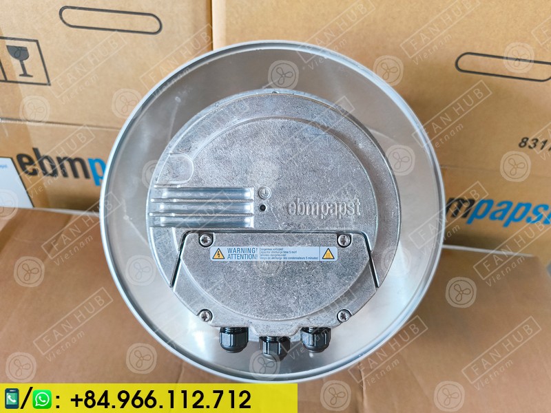 EBMPAPST R3G280-AU11-C1 - Fan For FFU, 3 Phase, 380~480VAC, 1000Pa, 3935m³/h