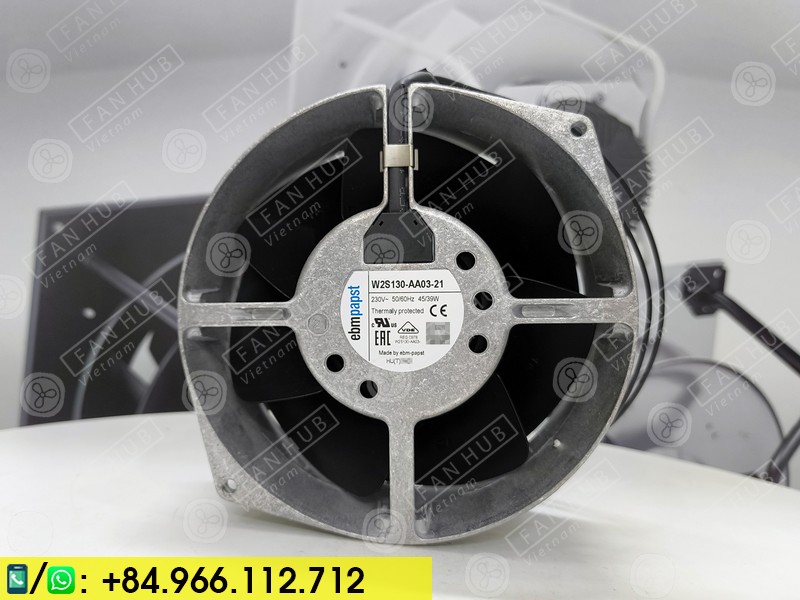 EBMPAPST W2S130-AA03-21 - AC Axial Fan, 230VAC, 172x150x55mm