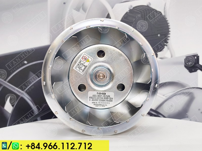 NMB RT6323-0220W-B30F-S04 - Cabinet Fan, 3Pha, 200VAC, 160mm