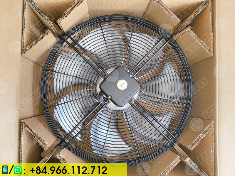 ZIEHL-ABEGG FN050-4EK.4I.V7P1 - AC Axial Fan, 230VAC, 500mm