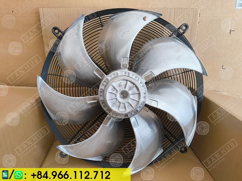 ZIEHL-ABEGG FN050-4EK.4I.V7P1 - AC Axial Fan, 230VAC, 500mm