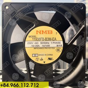 NMB 11938FB-B3M-EA - Cabinet Fan, 230VAC, 120x120x38mm