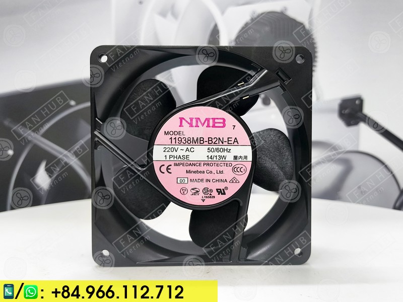 NMB 11938MB-B2N-EA - AC Axial Fan, 220VAC, 120x120x38mm