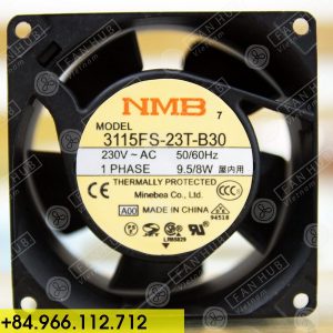 NMB 3115FS-23T-B30 - Cabinet Fan, 230VAC, 80x80x38mm