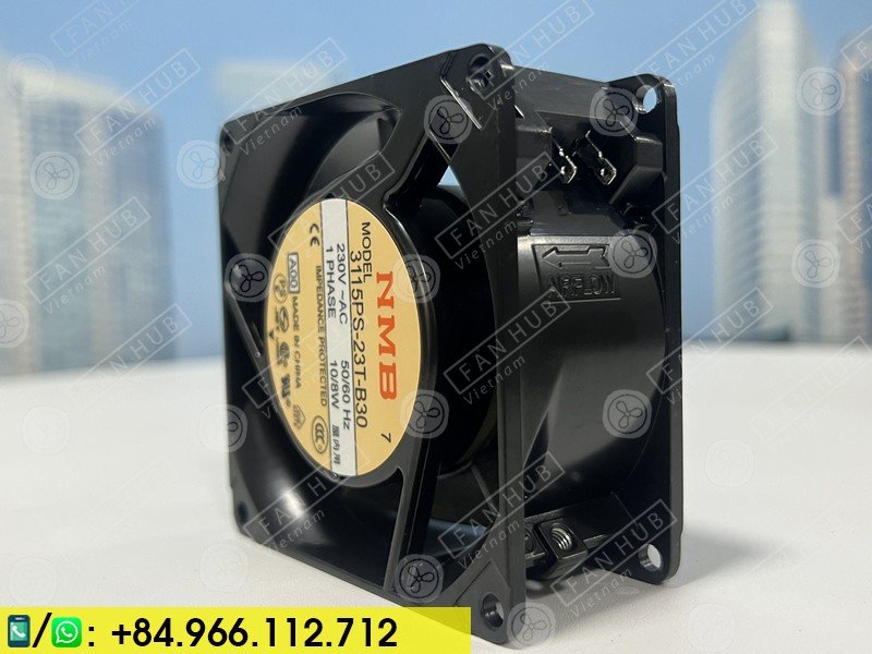 NMB 3115PS-23T-B30 - Cabinet Fan, 230VAC, 80x80x38mm