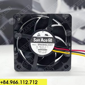 Sanyo Denki 9RA0648J4001 - Inverter Fan, 48VDC, 60x60x25mm