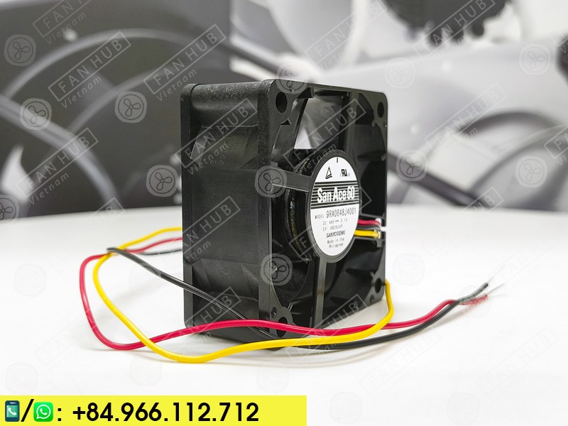 Sanyo Denki 9RA0648J4001 - Inverter Fan, 48VDC, 60x60x25mm