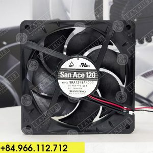 Sanyo Denki 9RA1248A4002 - Inverter Fan, 48VDC, 120x120x25mm
