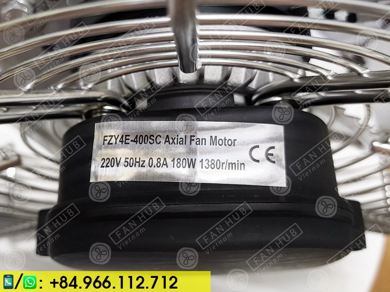 FZY4E-400SC - AC Axial Fan, 220VAC, 400mm